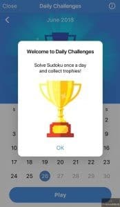 There are daily challenges and trophies in the game