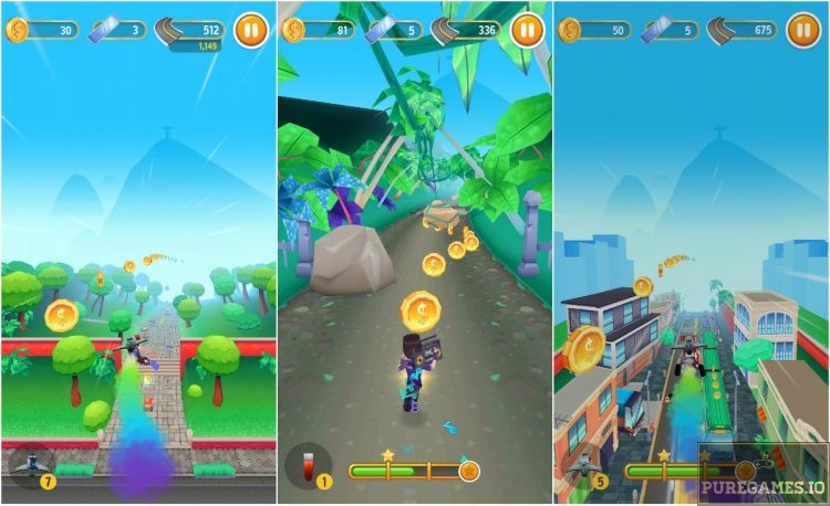 bus rush 2 has 3 game modes including Levels, Multiplayer and Endless