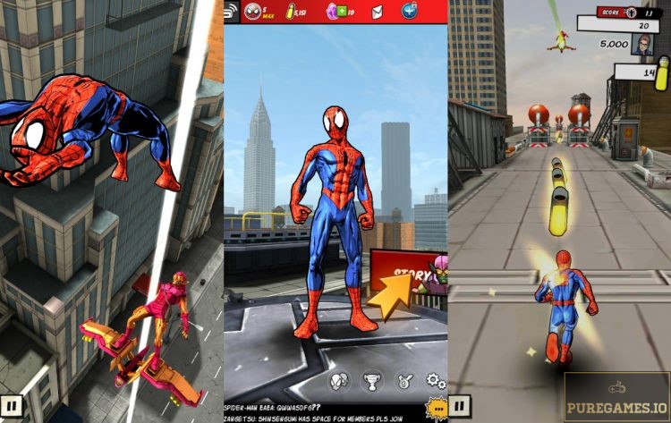 download Marvel Spider-man Unlimited and help Spiderman defeat the Sinister Six