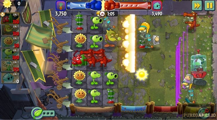 If you download plants vs zombies 2, you will be introduced to different campaigns too