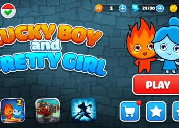 Download LuckyBoy and PrettyGirl – Crystal Temple Maze APK – For Android