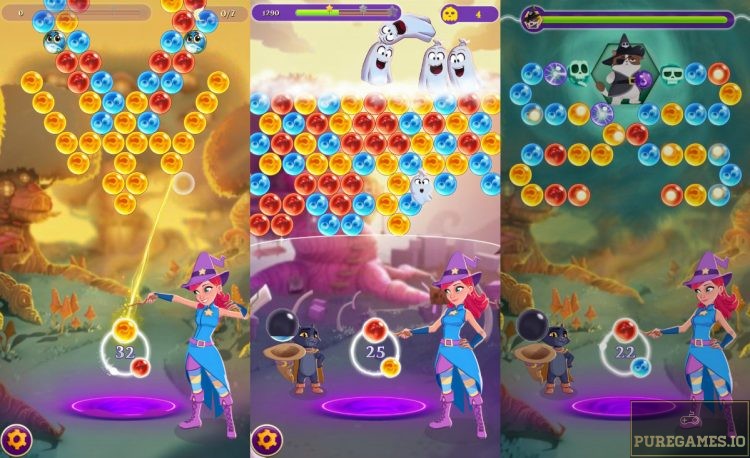 download Bubble Witch 3 Saga and help Stella defeat Wilbur