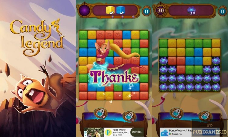 download Candy Legend and explore hundreds of fun-filled puzzles