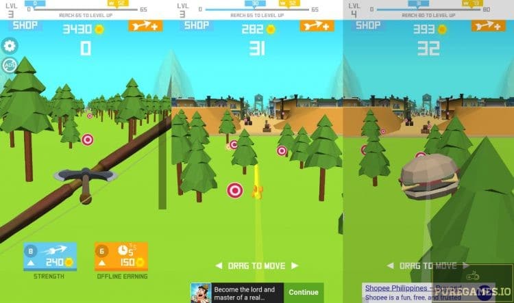 download Flying Arrow and reach the farthest distance