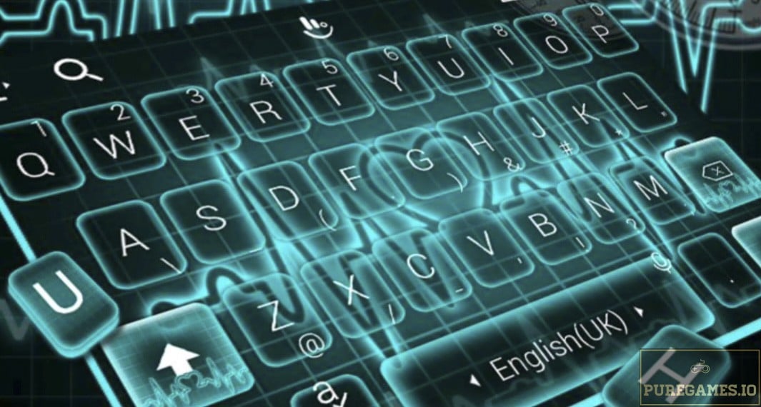Download Live 3D Neon Blue Love Heart Keyboard Theme APK – For Android/iOS