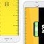 Tape Measure app used as a ruler