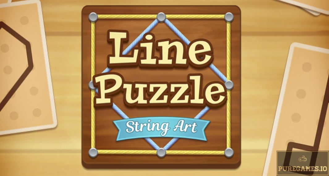 Lines puzzle. String puzzle.