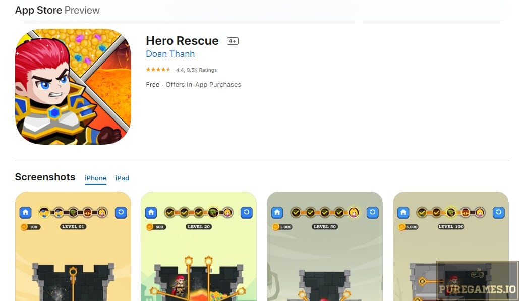 download hero rescue on ios